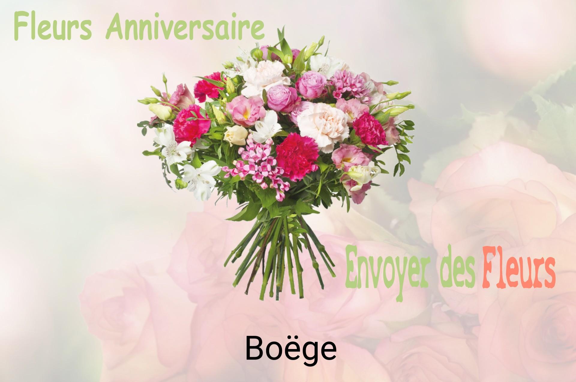 Bouquet de fleurs d’anniversaire livré à Boëge